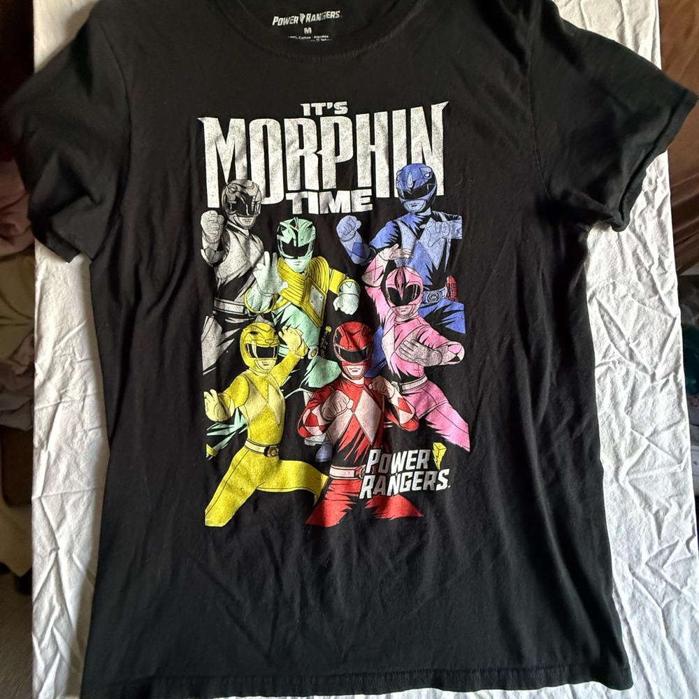 Power Rangers Black T-Shirt